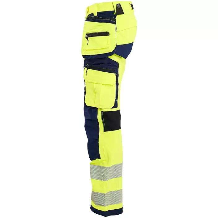 Blåkläder Handwerkerhose full stretch, Hi-vis gelb/marineblau, large image number 3