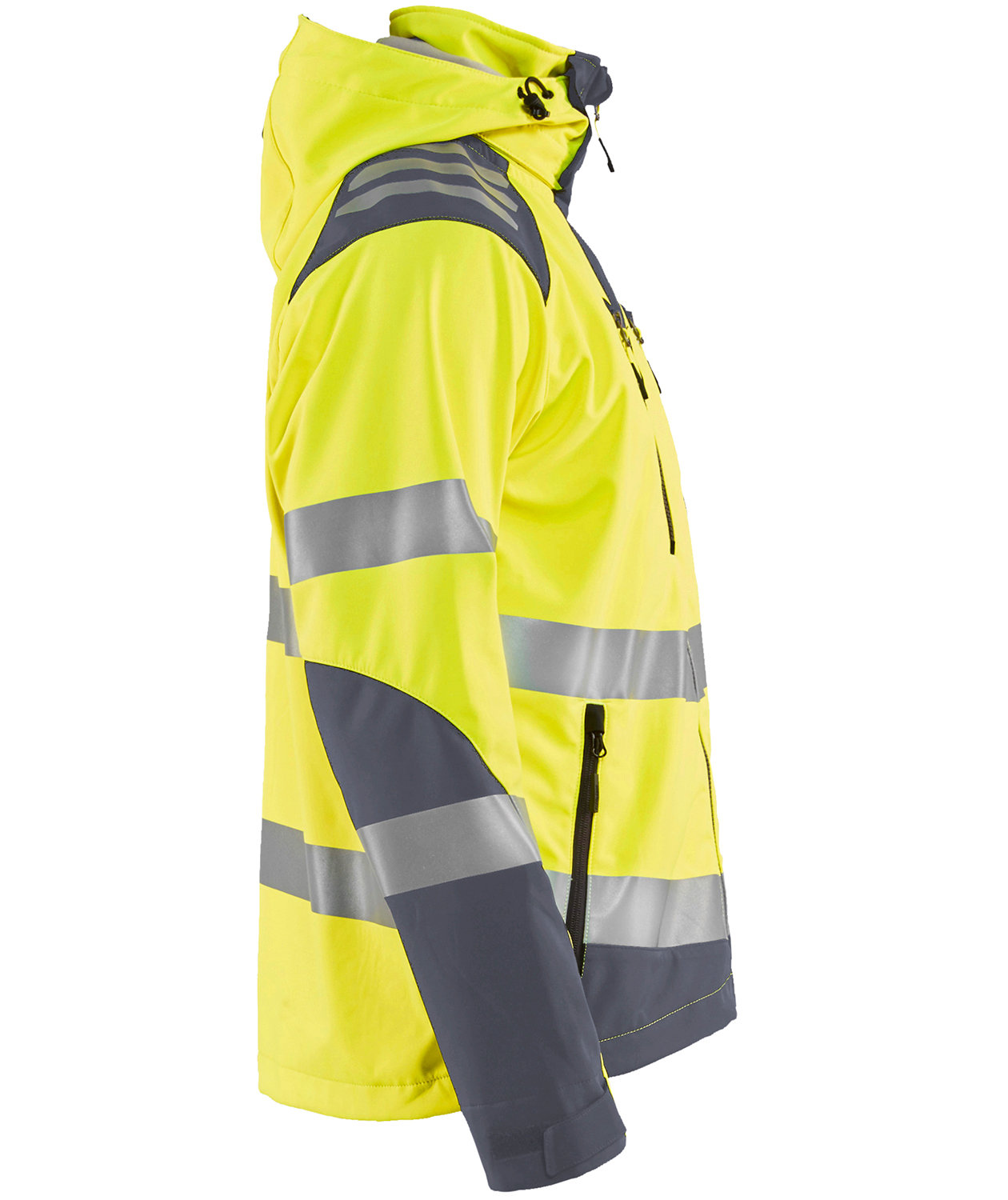 Bl&aring;kl&auml;der softshell jacket, Hi-vis Yellow/Grey, large image number 5