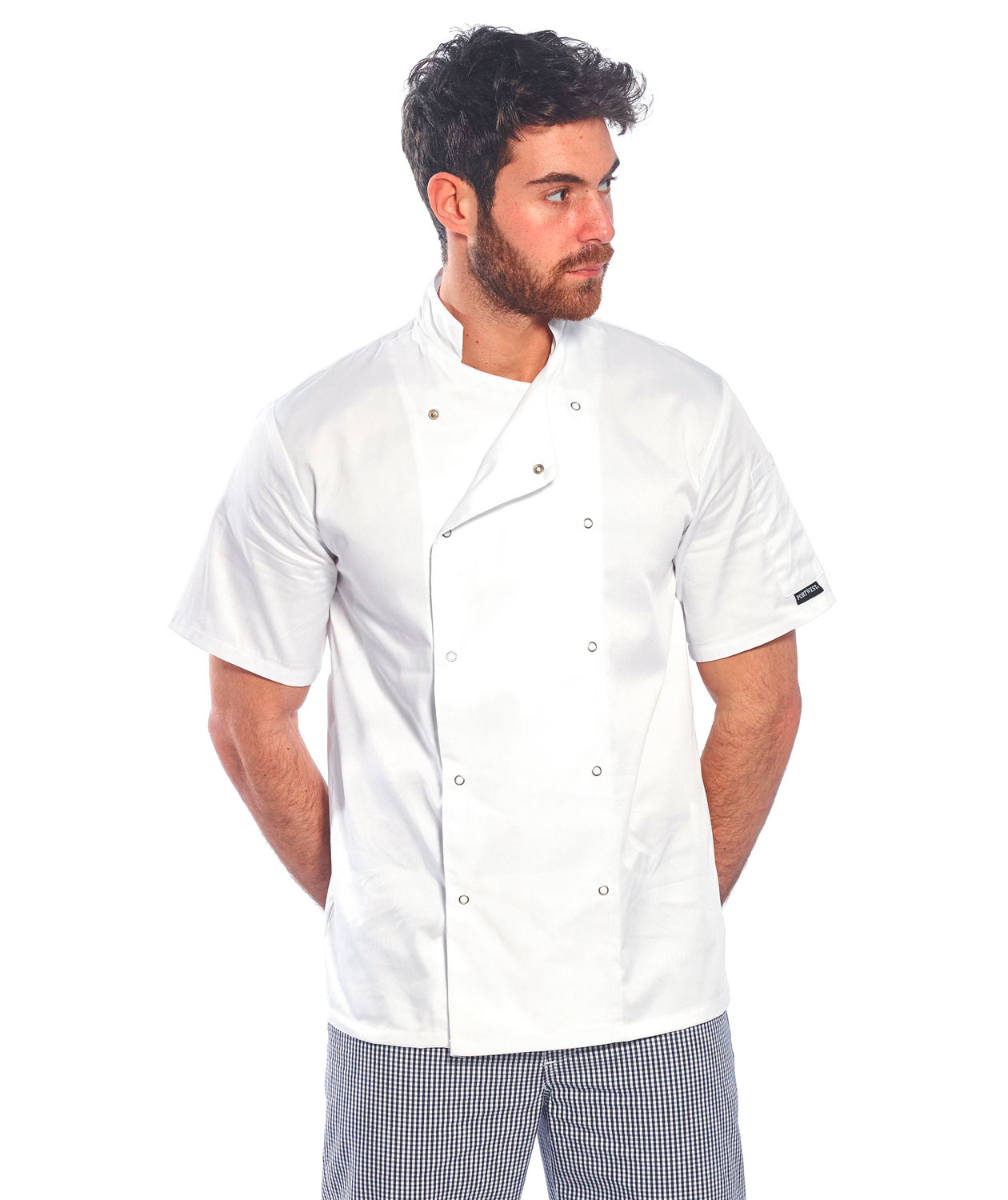 Portwest C733 short-sleeved chefs jacket