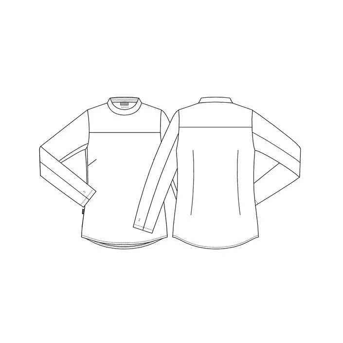 Kentaur A Collection modern fit dame popover skjorte, Clay Grey, large image number 4