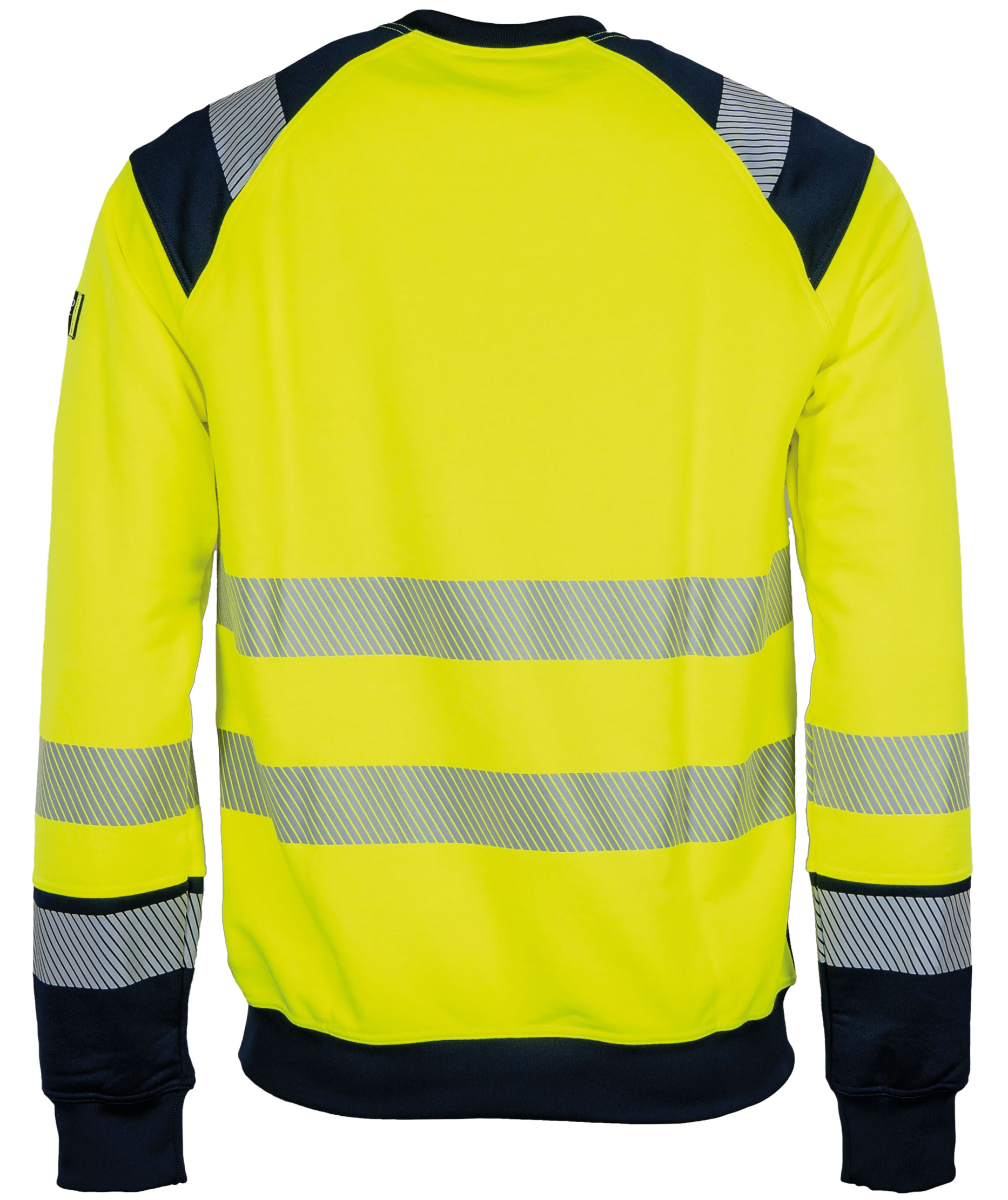 Tranemo sweatshirt, Hi-Vis yellow/marine, large image number 1