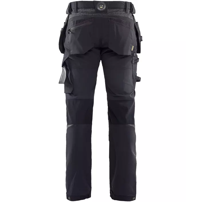 Blåkläder craftsman trousers full stretch, Black/Grey, large image number 1