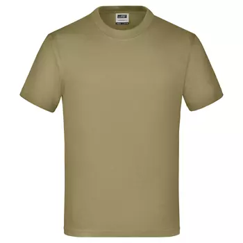 James & Nicholson Junior Basic-T T-shirt for barn, Khaki