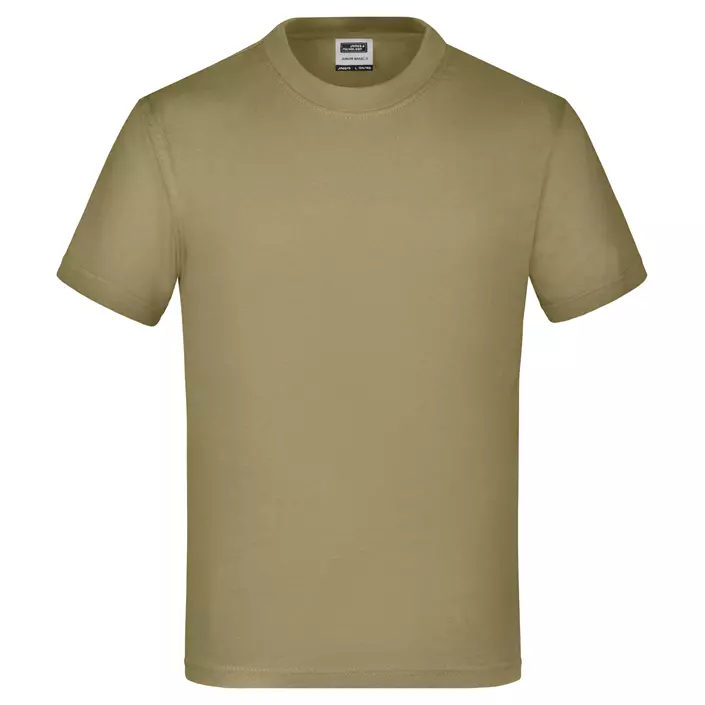 James & Nicholson Junior Basic-T T-shirt for kids, Khaki, large image number 0