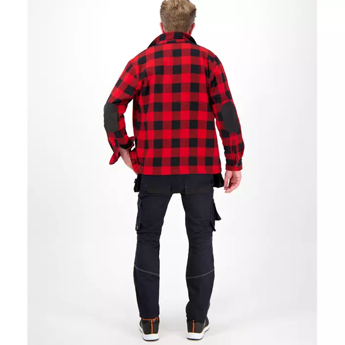 HEROCK Puro shirt jacket, Dark Red/Black, large image number 3