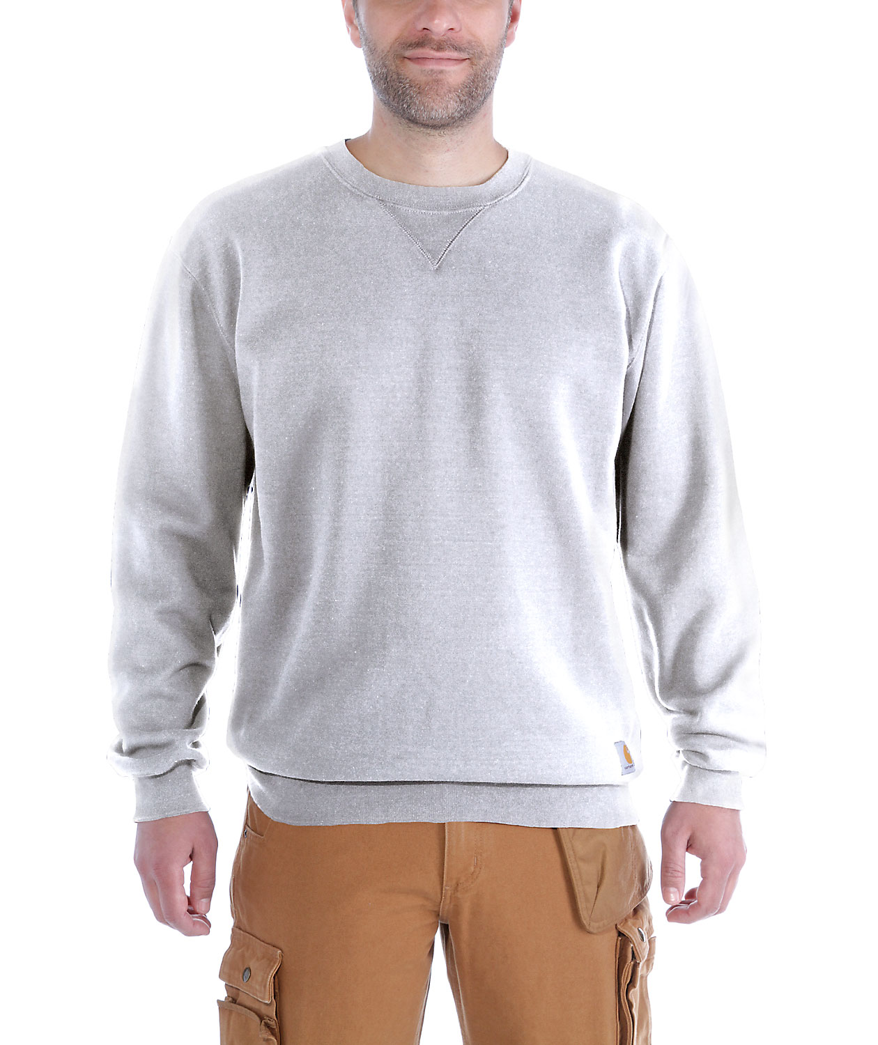 Carhartt Crewneck sweatshirt, Heather Grey