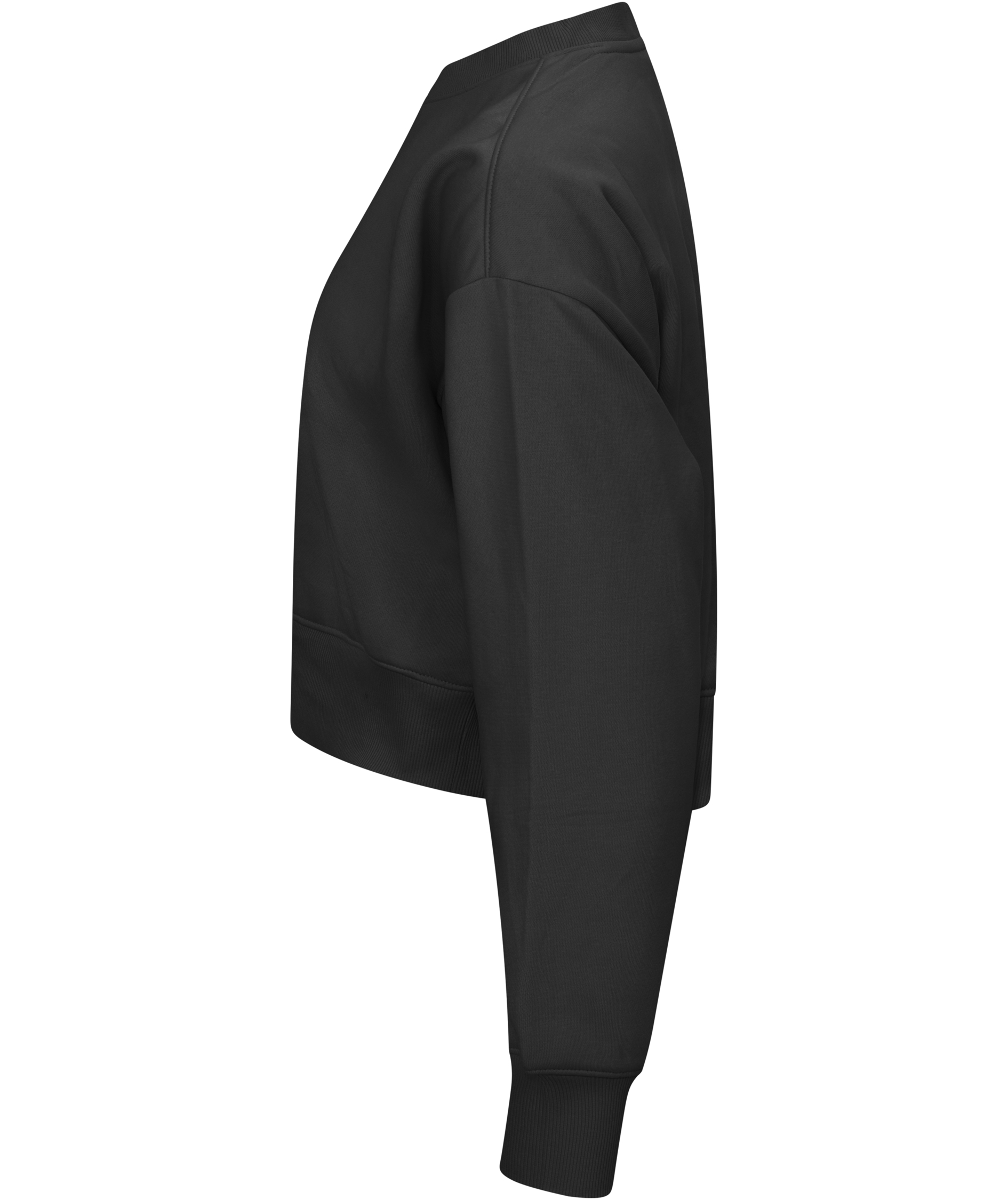 Clique Miami Cropped Damen Sweatshirt, Black, large image number 3