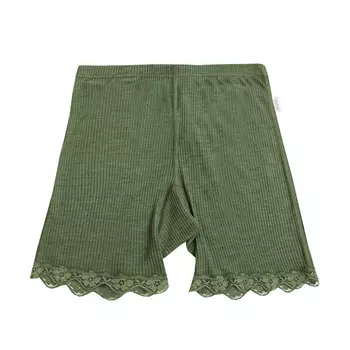 Joha Kate dame shorts, uld/silke, Olivengrøn