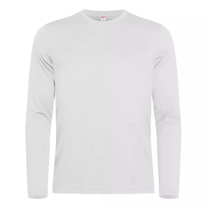 Clique Basic Active-T långärmad T-shirt, Vit, large image number 0
