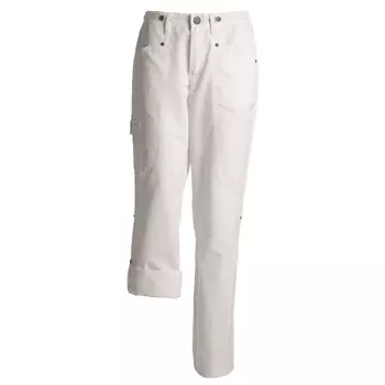 Kentaur  flex chefs trousers with extra leg length, White