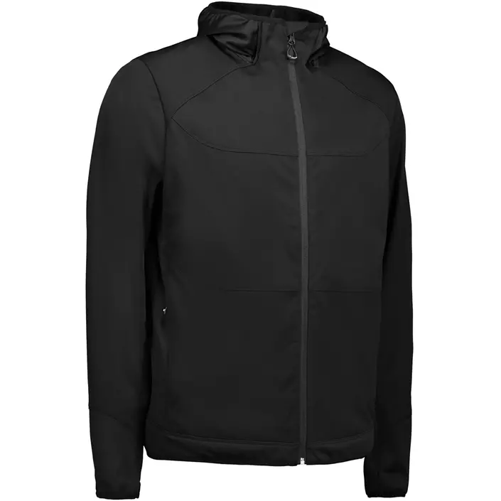 ID Combi Stretch softshell jacket, Black, large image number 3