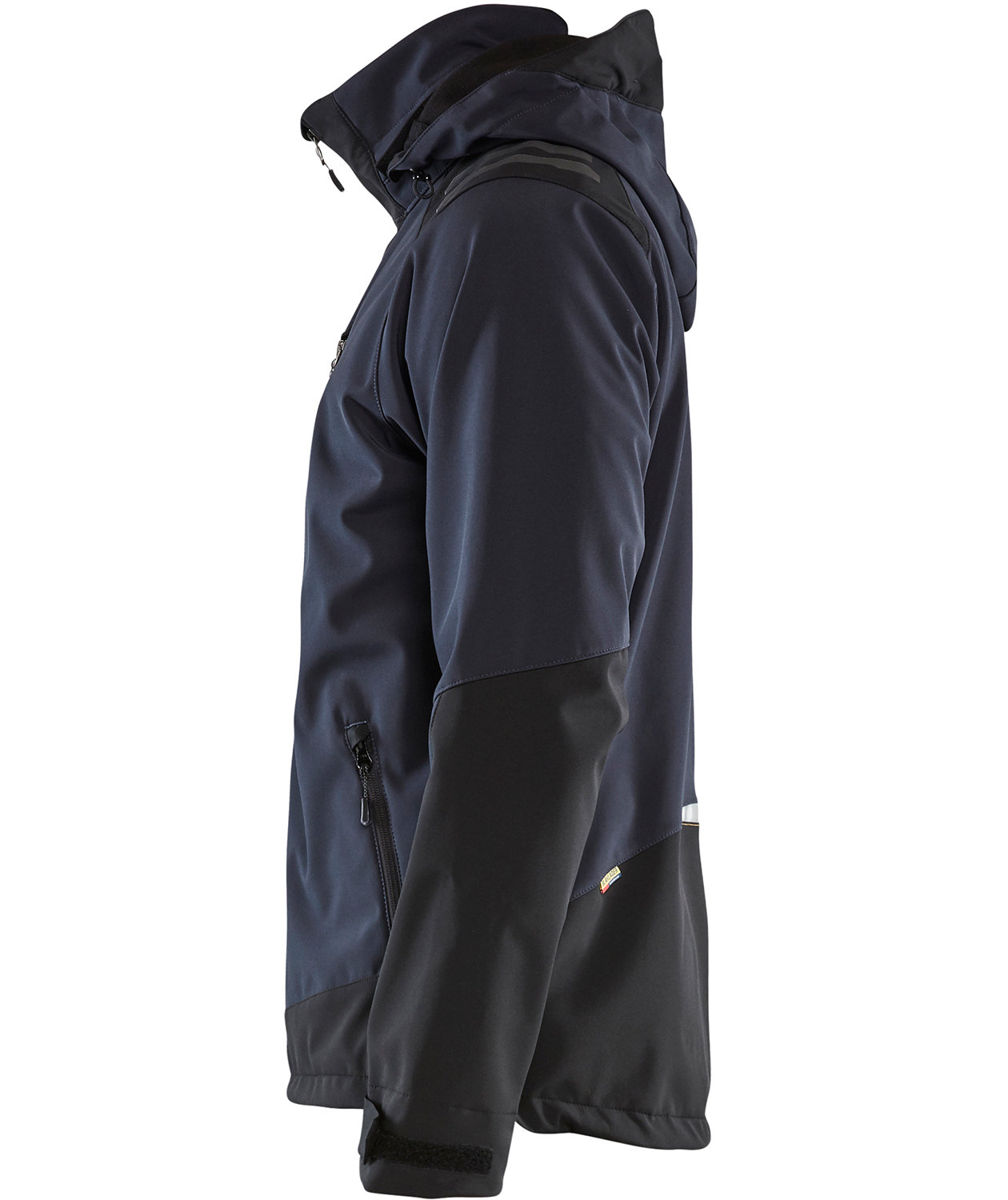 Bl&aring;kl&auml;der softshell jacket, Dark Marine Blue/Yellow, large image number 2