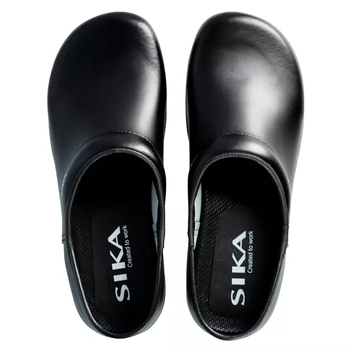 Sika Flexika clogs with heel cover, Black, large image number 3