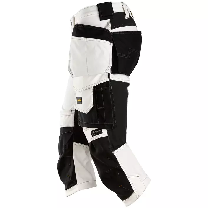 Snickers AllroundWork craftsman knee pants 6142, White/Black, large image number 3
