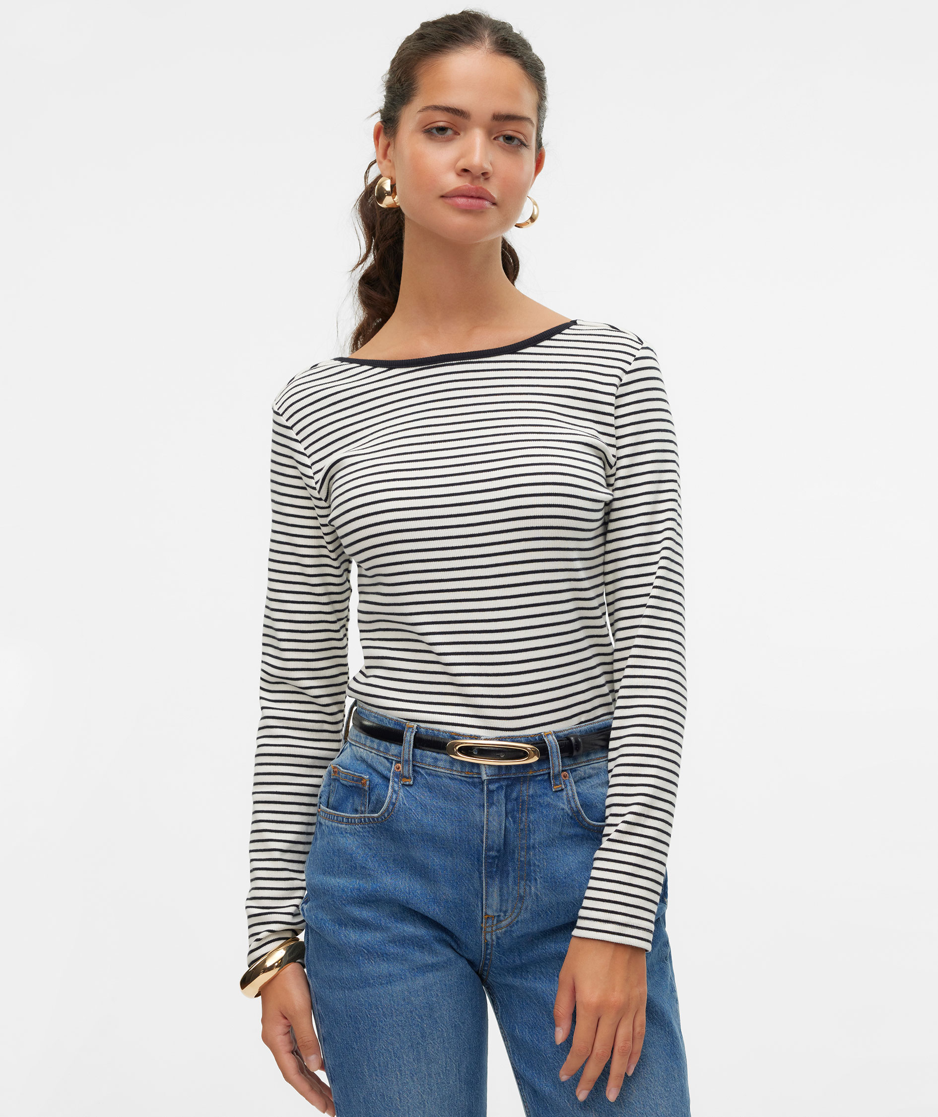 Vero Moda VMCHLOE 2-way women's blouse, Snow White