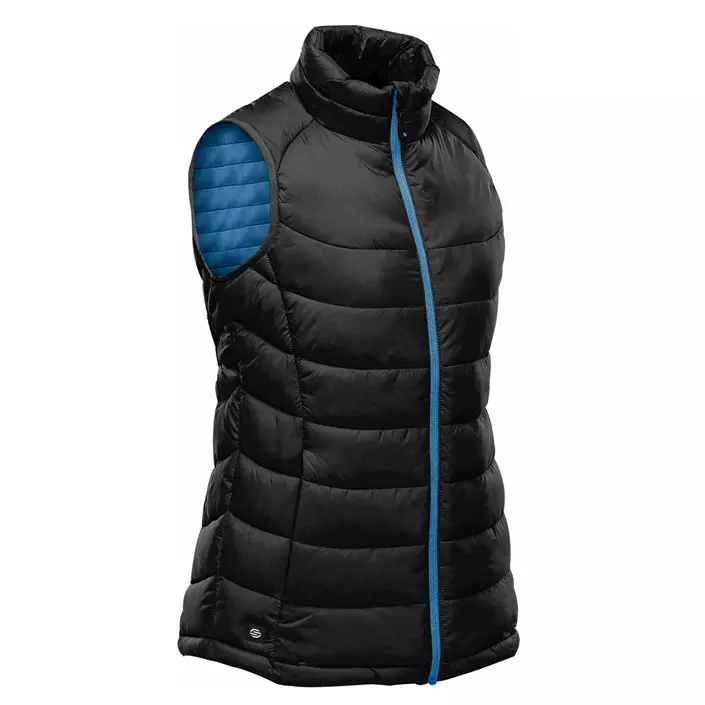 Stormtech Stavanger women's vest, Black/Azur blue, large image number 1