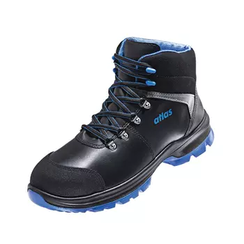 Atlas SL 84 2.0 Blue extra wide safety boots S2, Black/Blue
