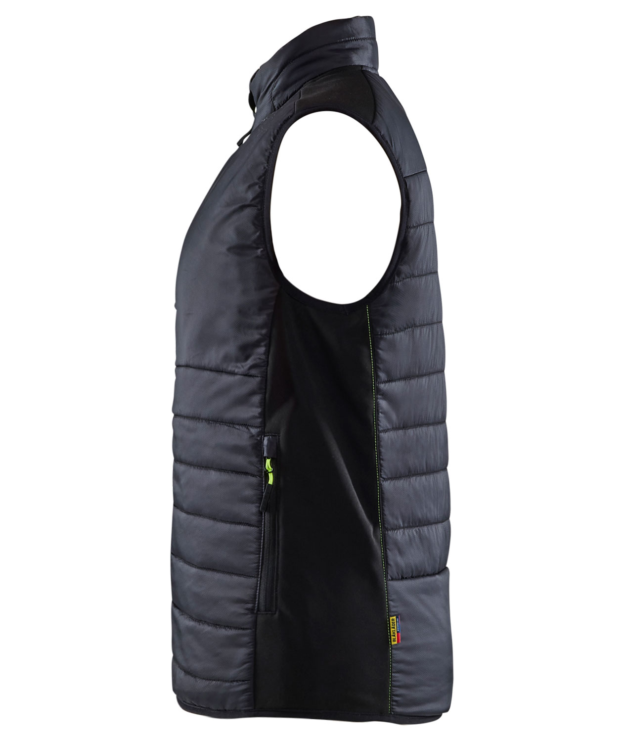 Bl&aring;kl&auml;der Damen Steppweste, Schwarz/Hi-Vis Gelb, Schwarz/Hi-Vis Gelb, large image number 3
