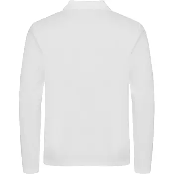 Clique Premium langermet polo T-skjorte, Hvit