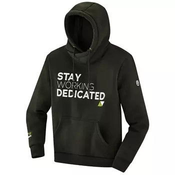 Terrax hoodie, Dark Green/Lime