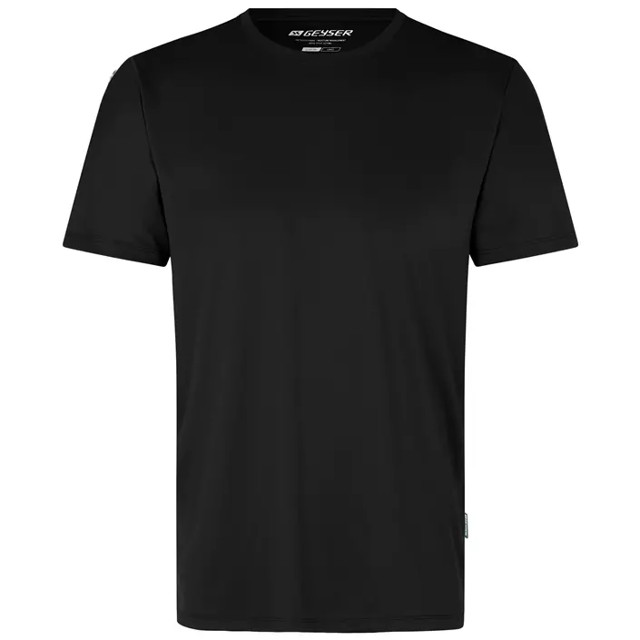 GEYSER Essential interlock T-shirt, Svart, large image number 0