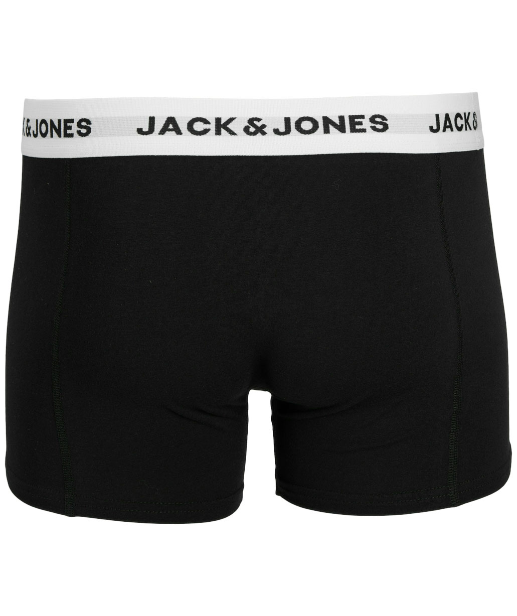 Jack & Jones JACSOLID 5er-Pack Boxershorts, Black/white