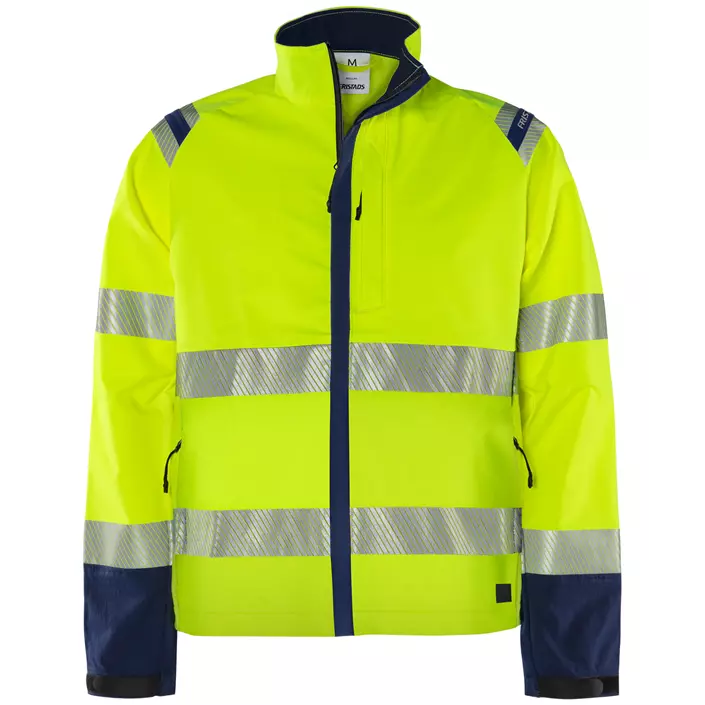 Fristads Green work jacket 4647 GSTP, Hi-Vis yellow/marine, large image number 0