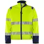 Fristads Green work jacket 4647 GSTP, Hi-Vis yellow/marine