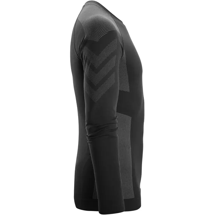 Snickers baselayer trøje 9491, Black/Grey, large image number 4