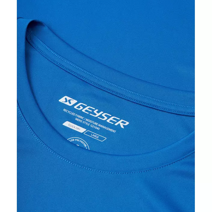 GEYSER Essential interlock T-skjorte, Azurblå, large image number 3