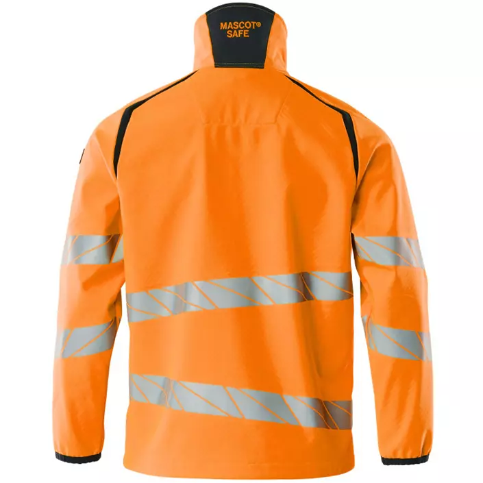 Mascot Accelerate Safe softshell jacket, Hi-vis Orange/Marine, large image number 1
