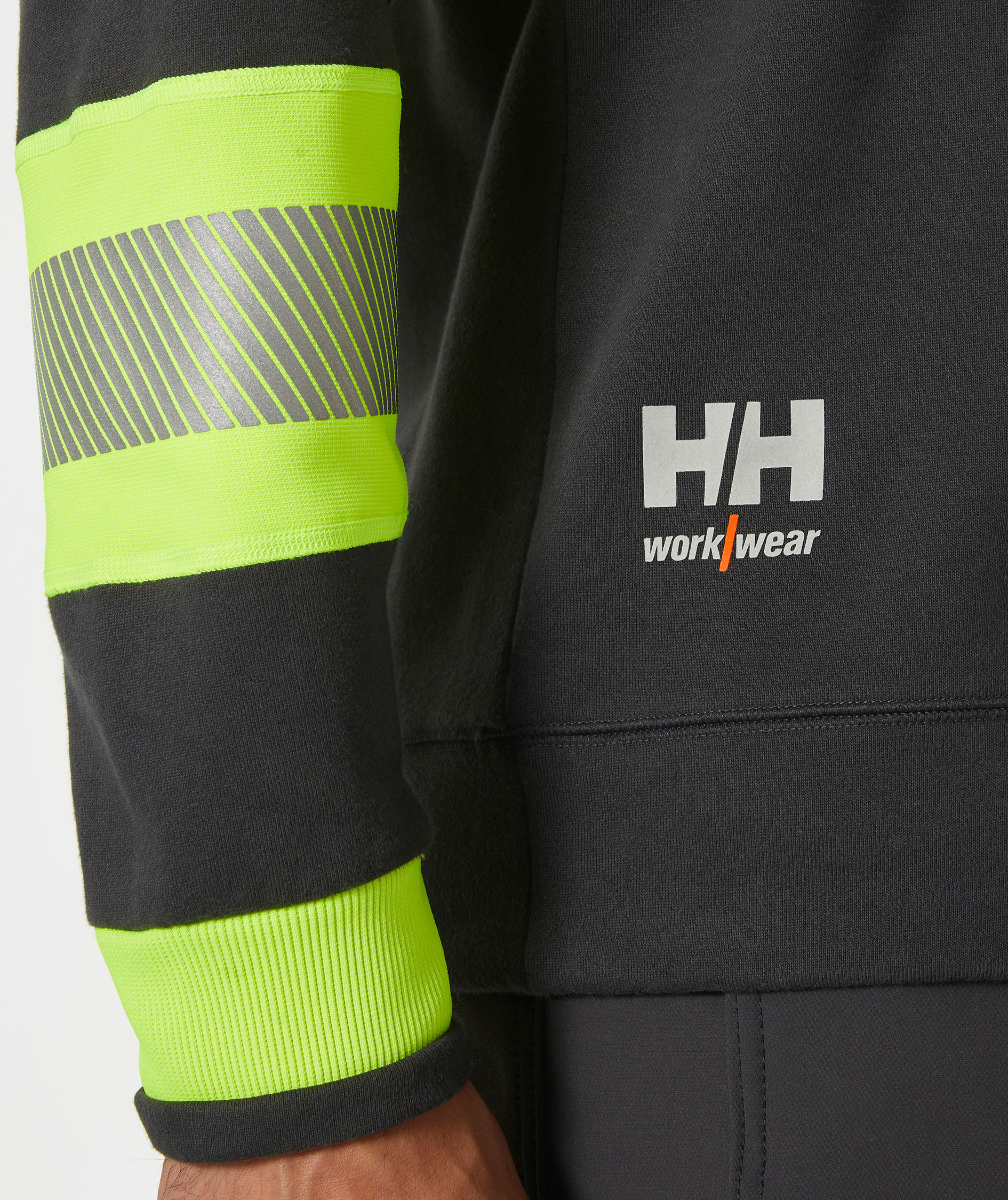 Helly Hansen ICU sweater, Hi-vis yellow/charcoal, large image number 5