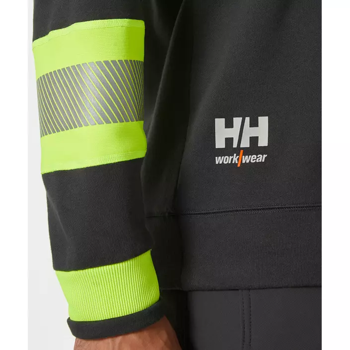 Helly Hansen ICU sweater, Hi-vis yellow/charcoal, large image number 5