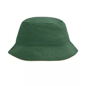 Myrtle Beach bucket hat, Dark green/beige