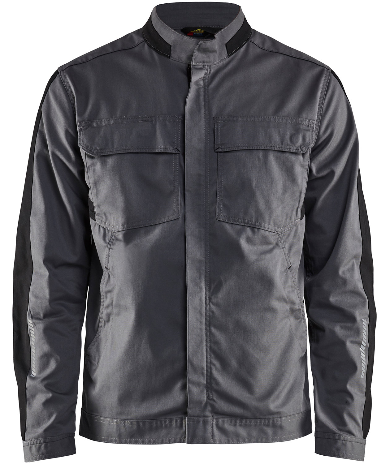 Bl&aring;kl&auml;der arbetsjacka, Mellangr&aring;/svart, Mellangr&aring;/svart, swatch