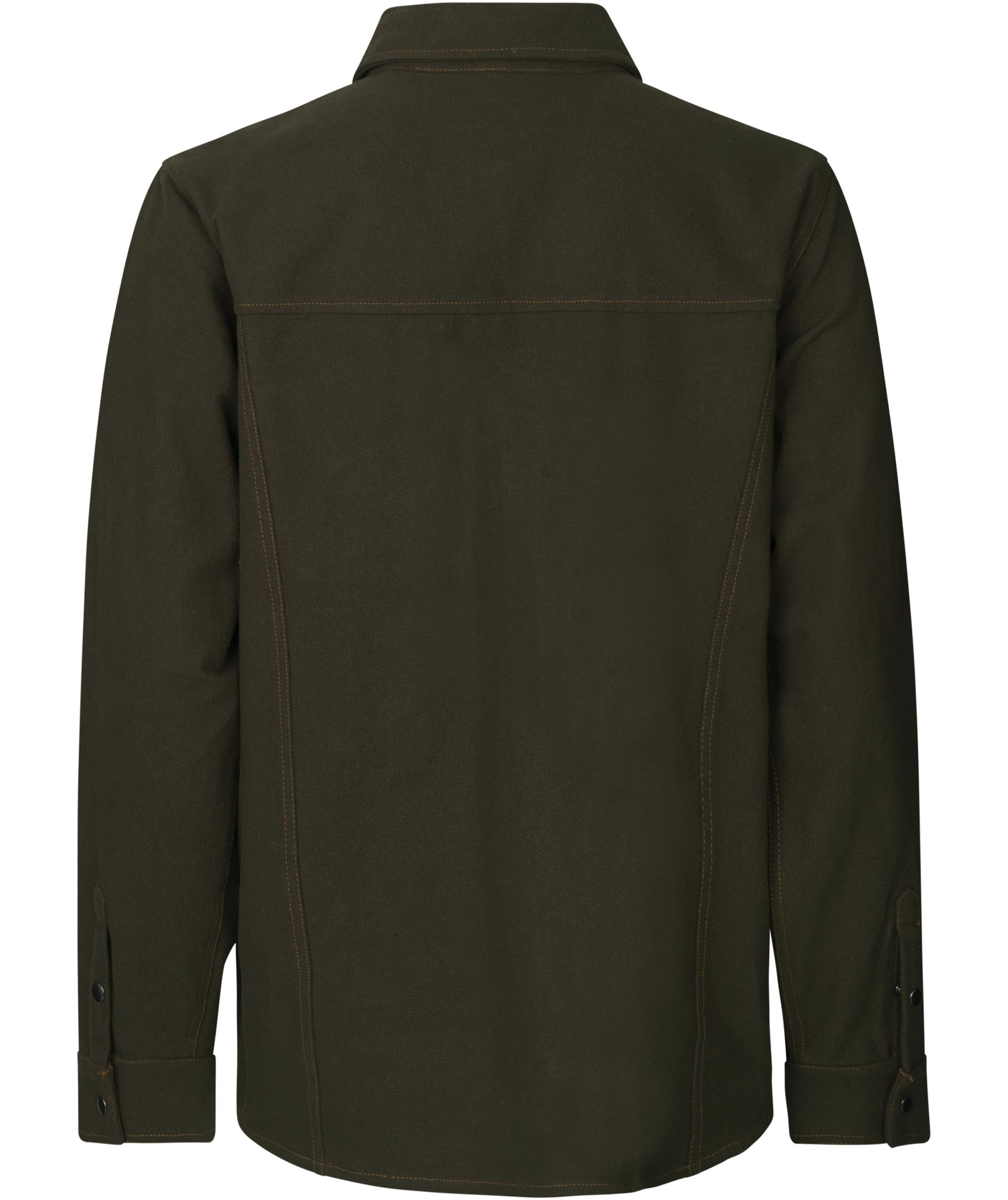 ID Modern fit flannelsskjorte, Oliven, large image number 2