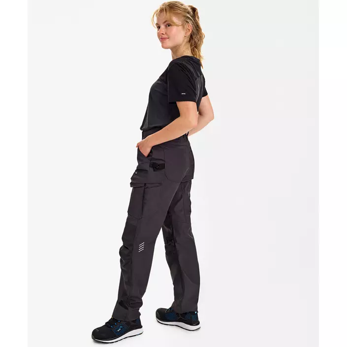 Engel Entire dame arbejdsbukser, Anthracite Grey, large image number 5