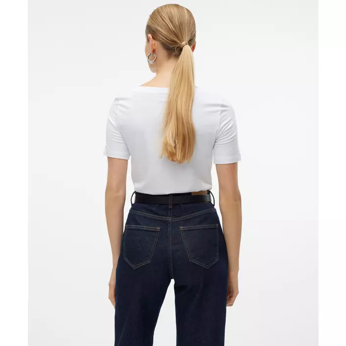 Vero Moda VMPANDA MODAL dame T-shirt, Bright White, large image number 2