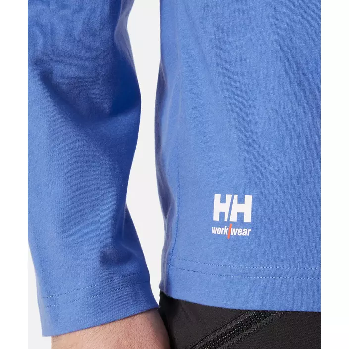 Helly Hansen Classic Langarmshirt, Stone Blue, large image number 4