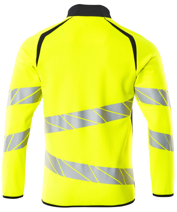 Mascot Accelerate Safe cardigan, Hi-Vis Gul/M&oslash;rk Marine, large image number 1
