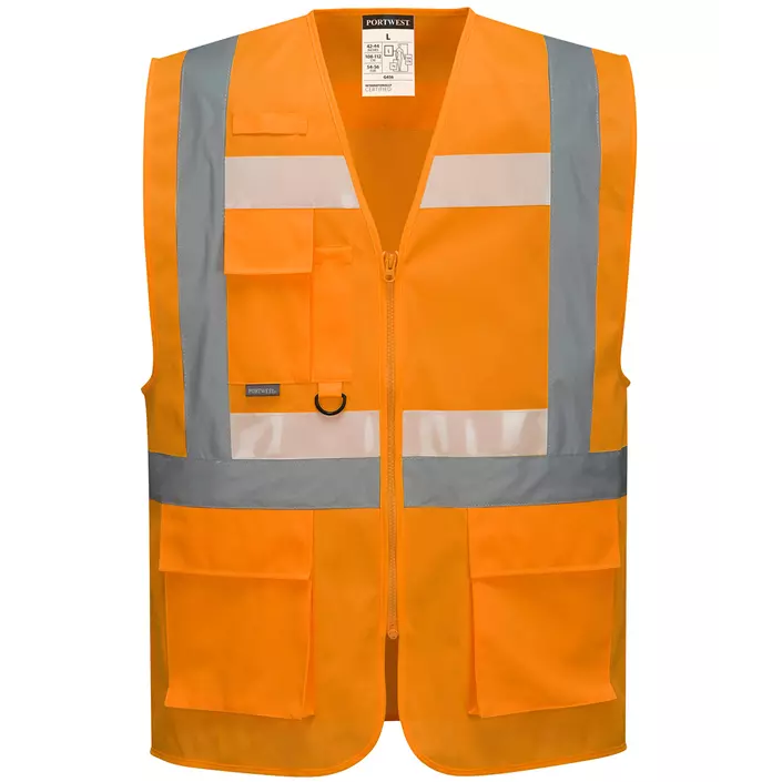 Portwest Glowtex Ezee Executive vest, Hi-vis Orange, large image number 0