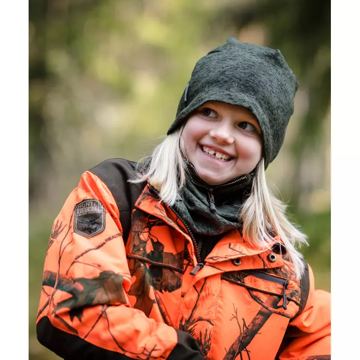Pinewood Wolf Lite Camou jakke til børn, Realtree APB-Blaze HD®/suede brun, large image number 1