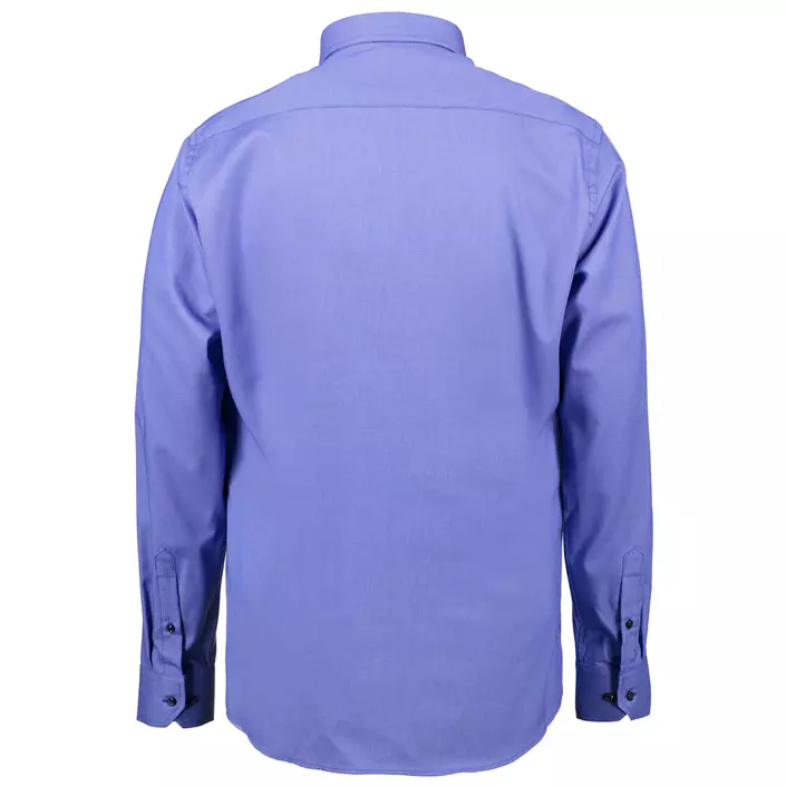 Seven Seas Dobby Royal Oxford modern fit skjorte med brystlomme, Fransk Blå, large image number 1