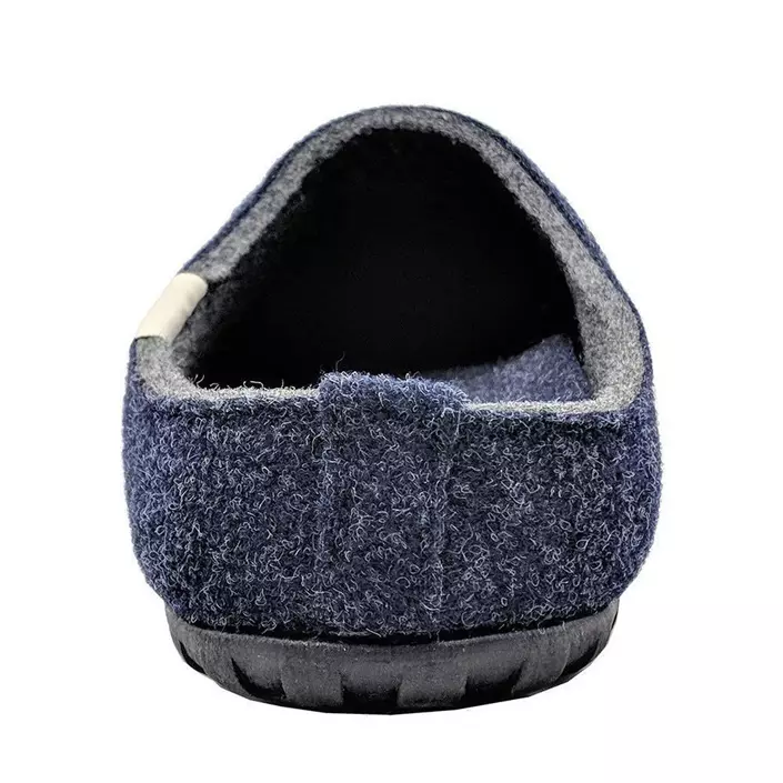 Gumbies Outback Slippers, Navy/Grey, large image number 5