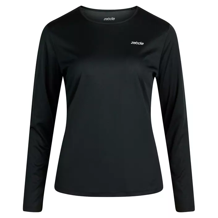 Zebdia women´s long-sleeved T-shirt, Black, large image number 0