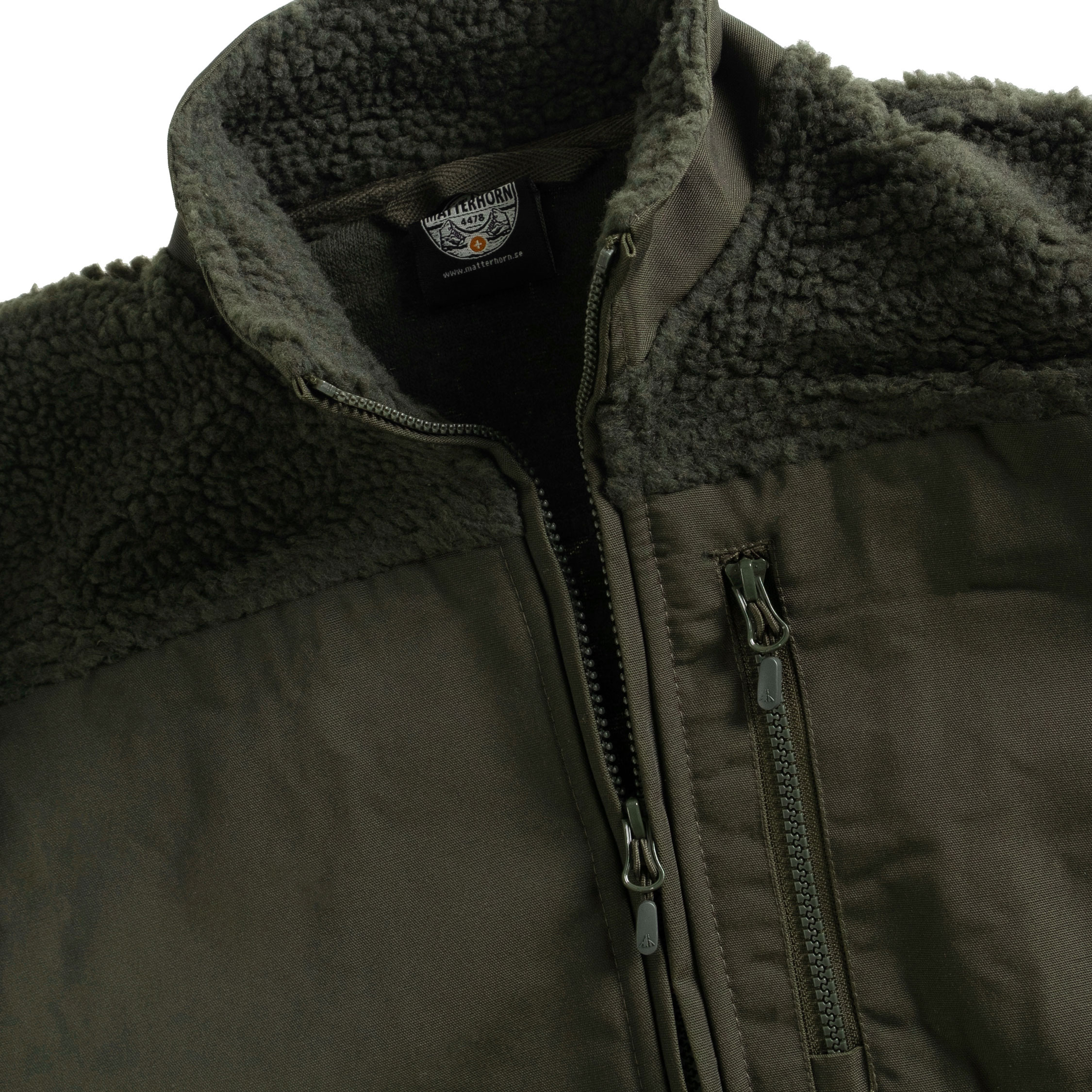 Matterhorn Pasang fiberpelsjakke, Gr&oslash;nn, large image number 3