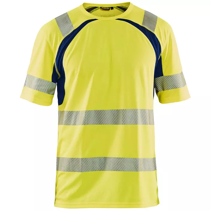 Blåkläder UV-T-shirt, Varsel gul/marinblå, large image number 0