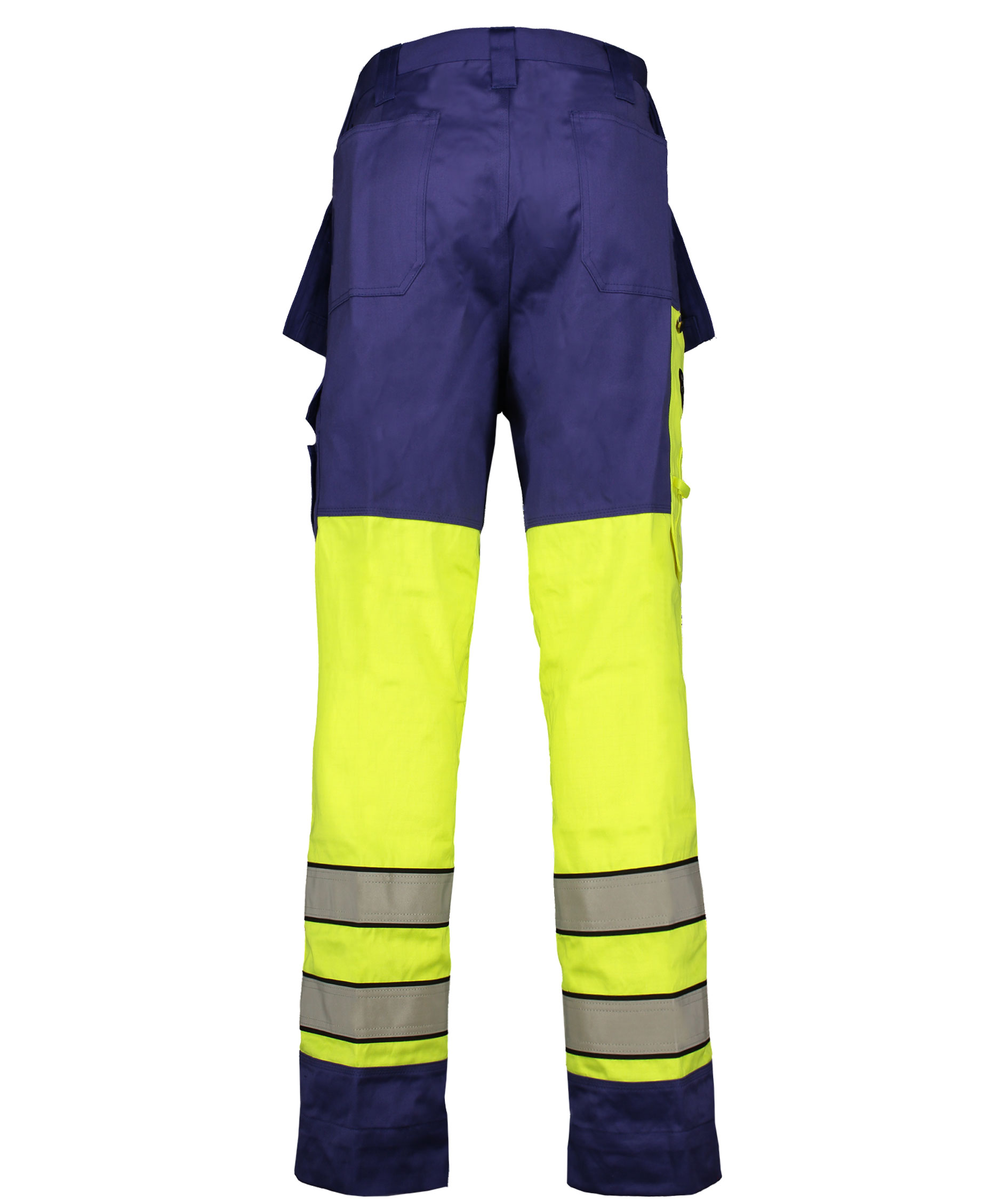 Bulldog Multinorm craftsman trousers, Blue/Hi-vis yellow, large image number 1