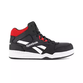 Reebok High Top Safety Sneaker S3, Black/Red