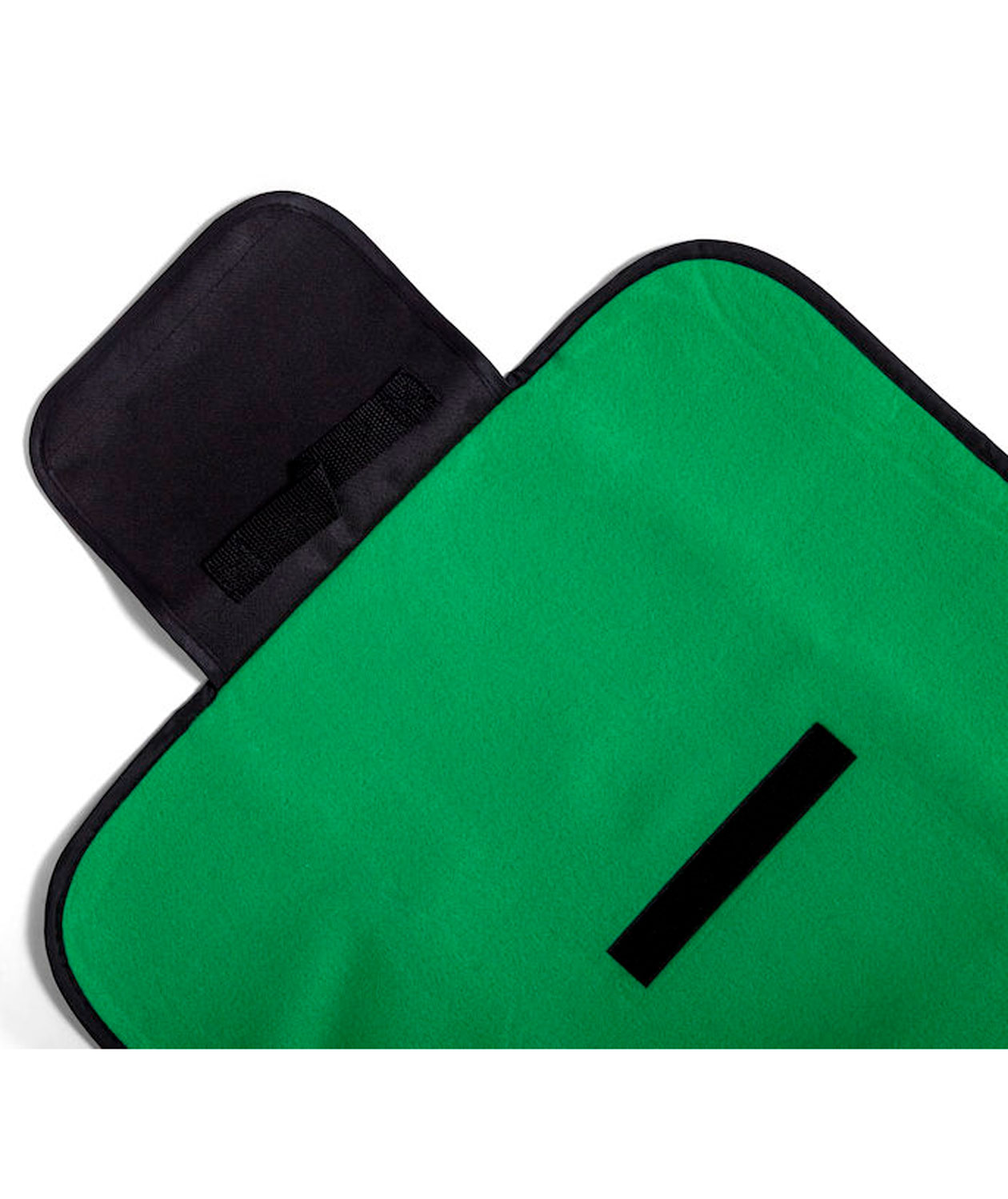 Queen Anne picnic blanket for a bench, Green